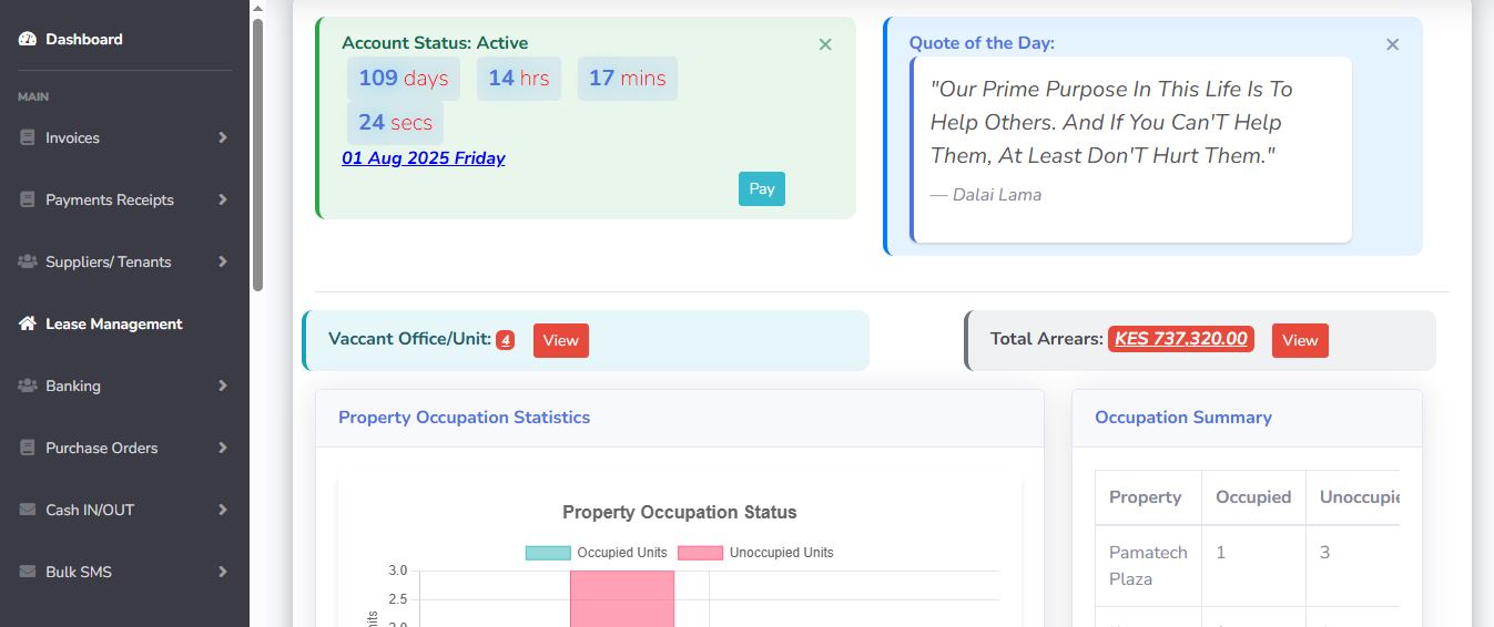 Pamatech Property System